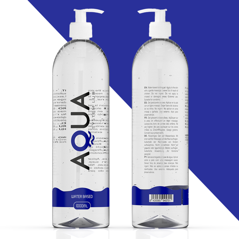 Aqua Quality - Vesipohjainen Liukuvoide 1000 ml