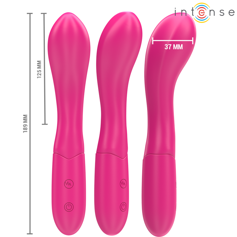 Intense - Lisette Vibrator 19 cm Flexible 10 VIbrations Pink