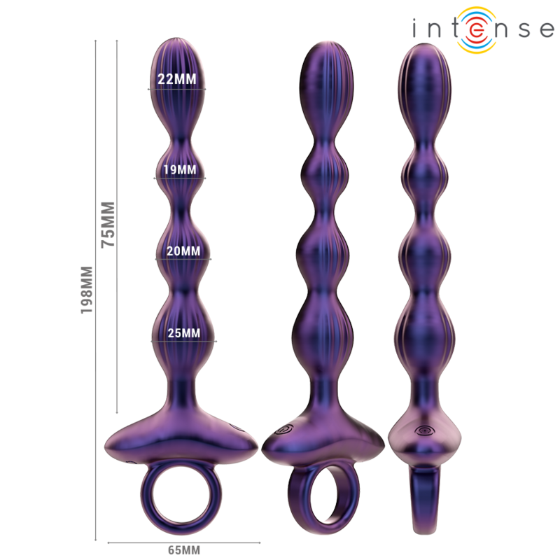 INtense - Jackie Vibrating Anal Plug Model 1 Remote Control