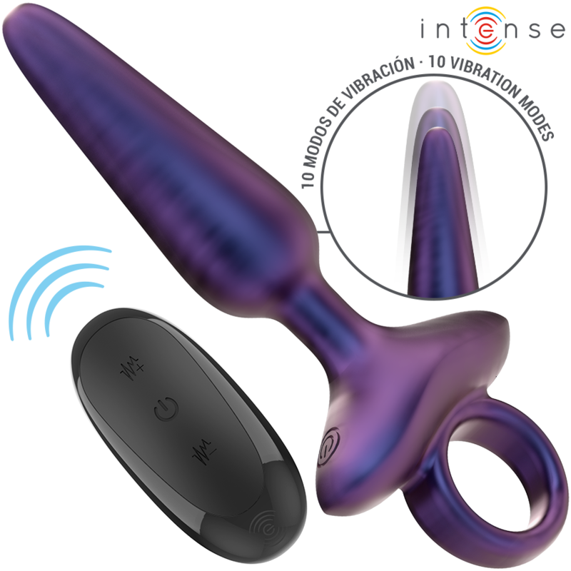 Intense - Marlon Vibrating Anal Plug Model 4 remote Control