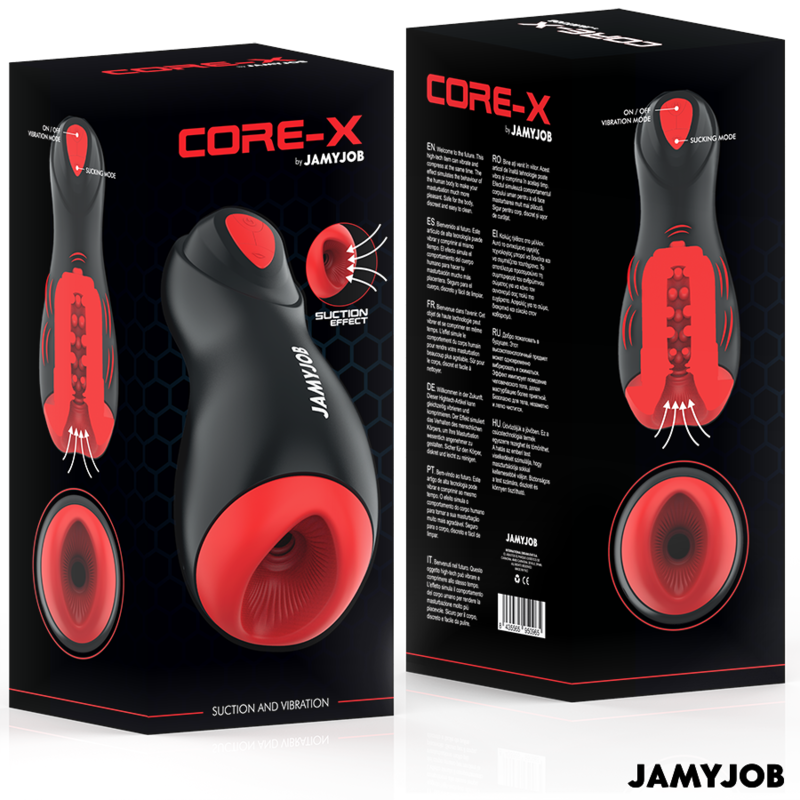 Jamyjob - Core-X Automatic Masturbator 5 Suction and Vibration Modes