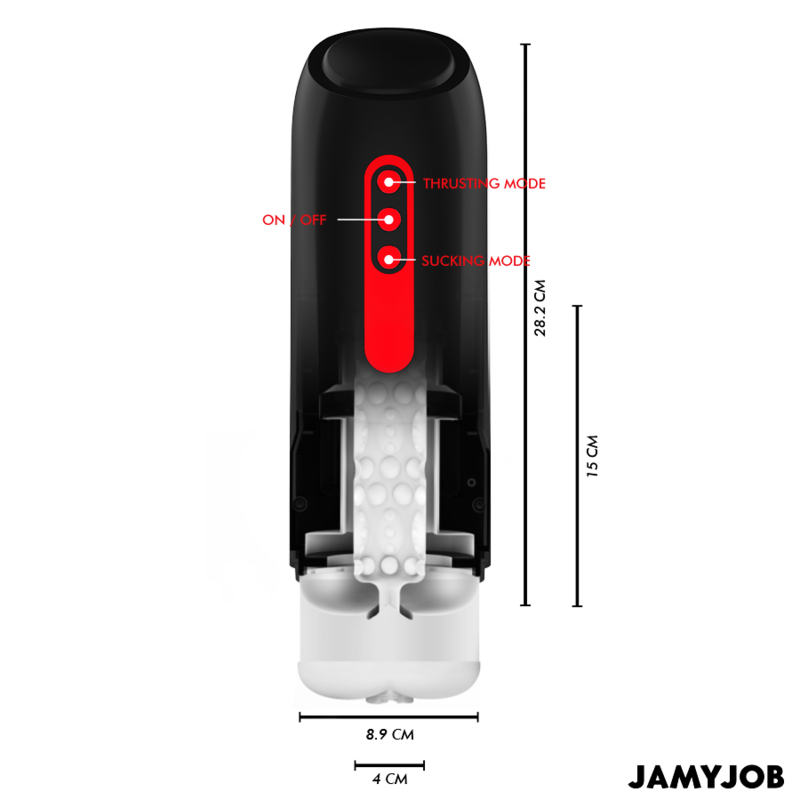 JAMYJOB - PHANTOM AUTOMATIC VAGINA MASTURBATOR 5 SUCTION AND THRUST MODES