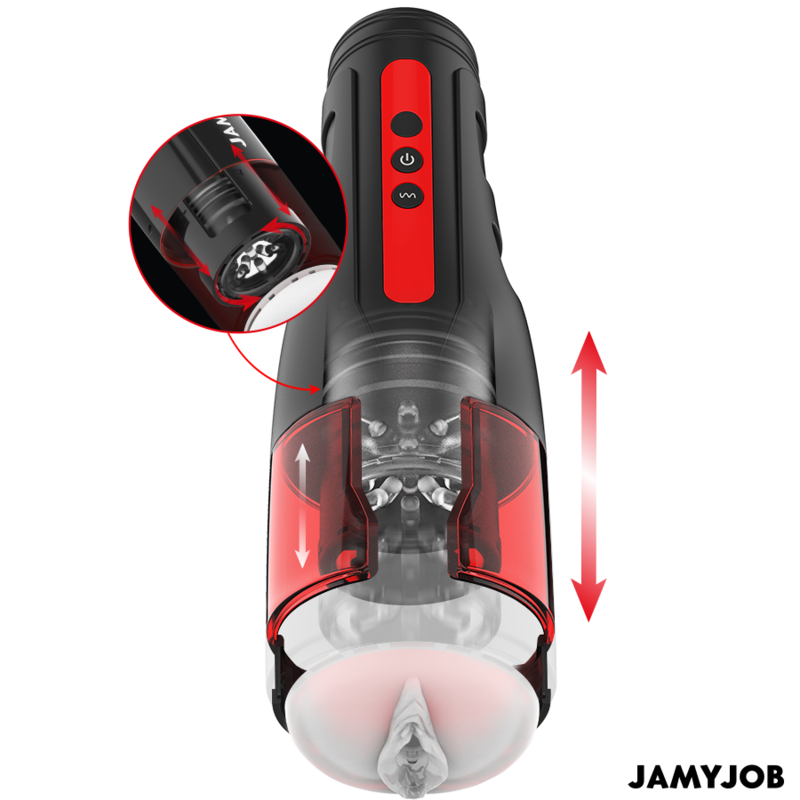 jamyjob - Storm Automatic Vagina Masturbator 10 Suction and Thrust Modes