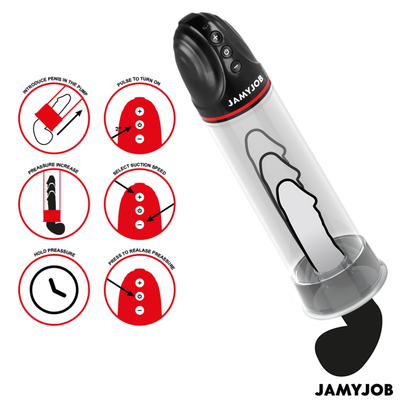 Jamyjob - Xpand Automatic Pump 3 Suction Levels Grey