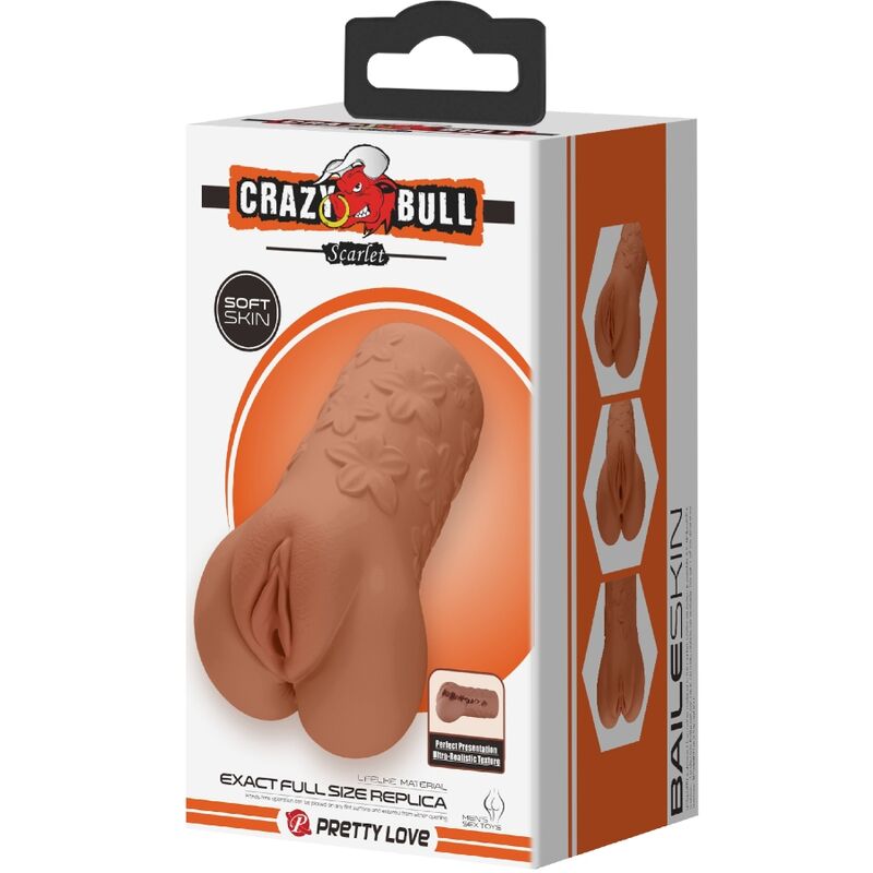 Crazy Bull - Scarlet Vagina and Anus with Flowers Design