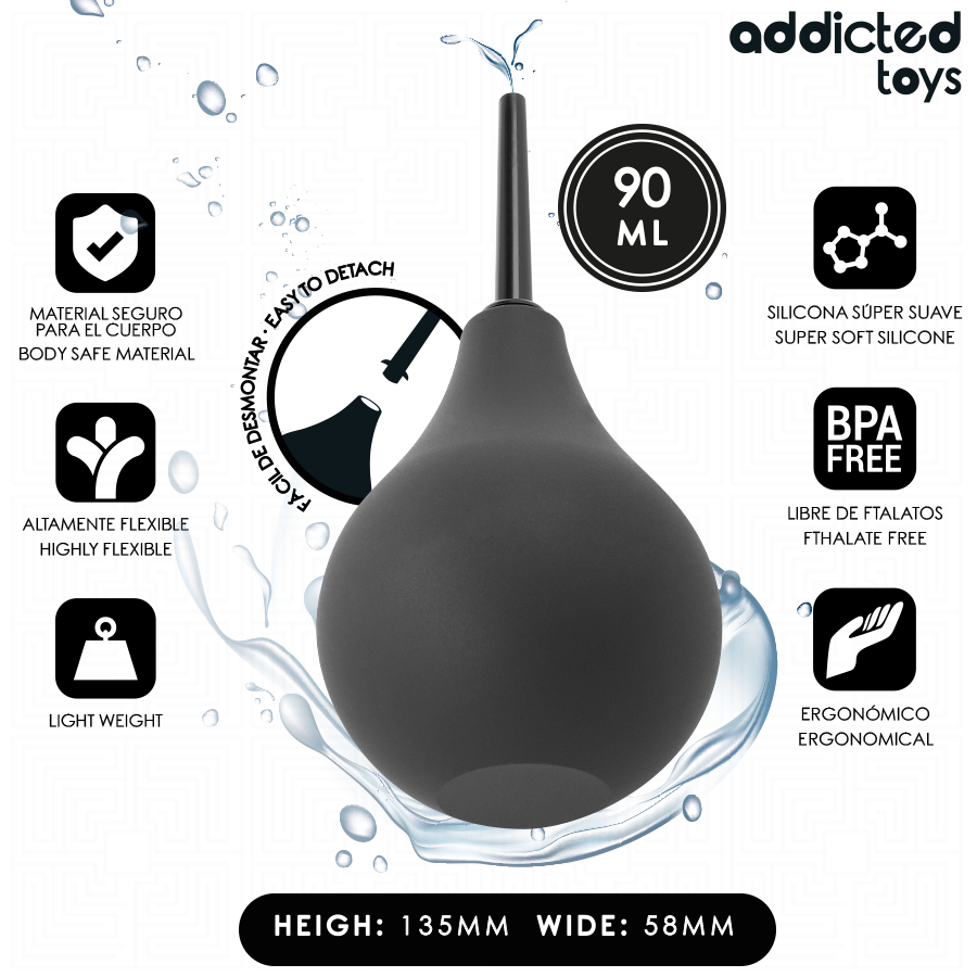 Addicted Toys - Anaalisuihku S-koko 90ml