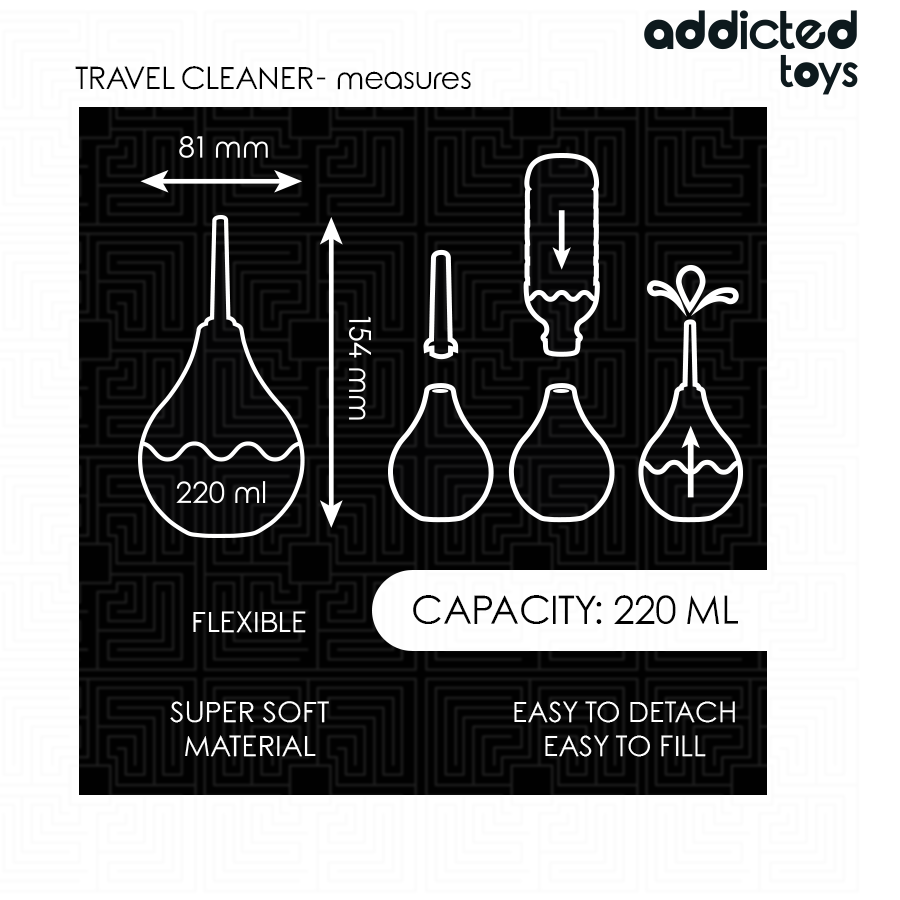 Addicted Toys - Anaalisuihku L-koko 220ml