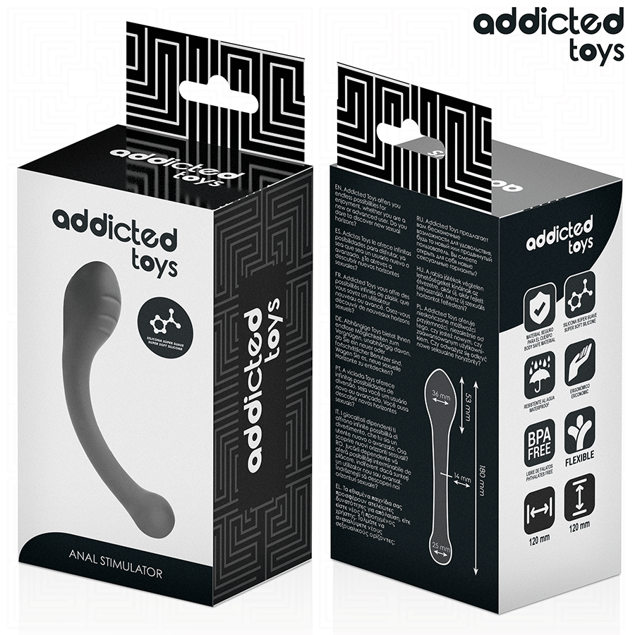 Addicted Toys - Anaalistimulaattori silikoni 18cm