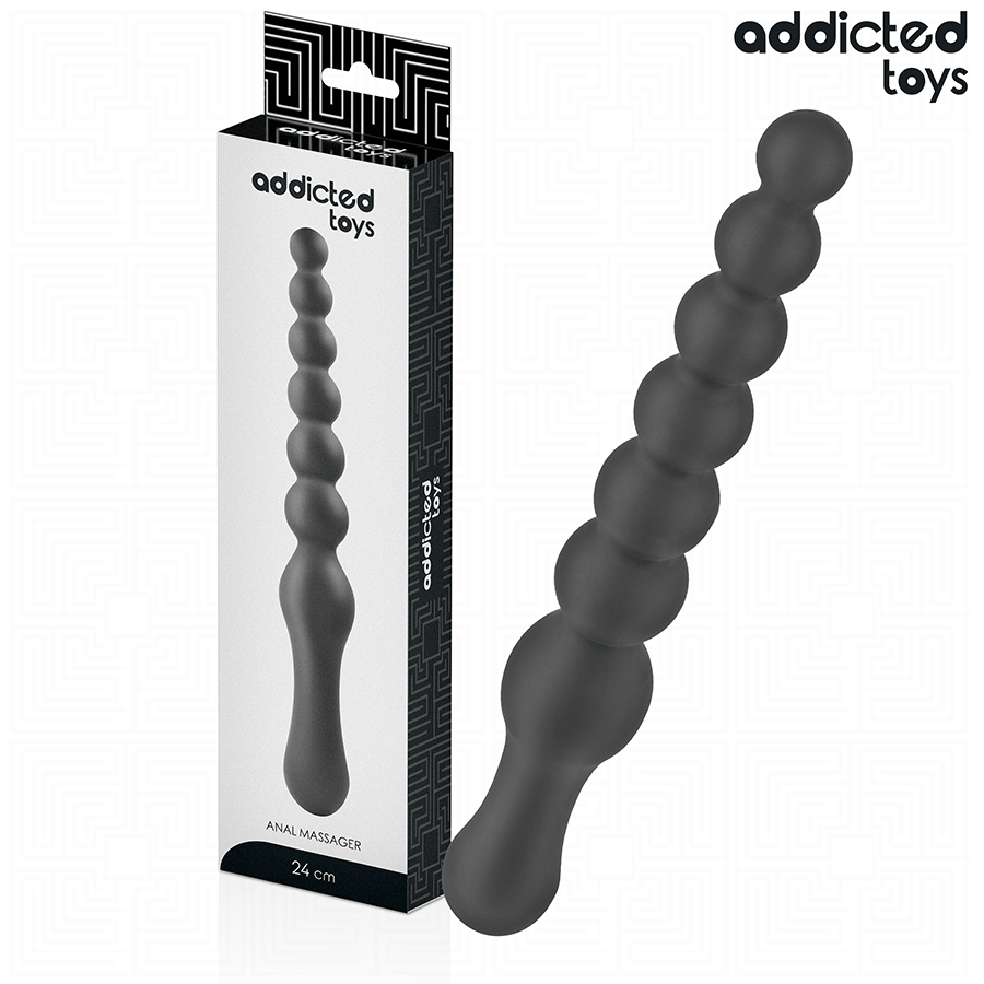 Addicted Toys - Tupla Anaalihieroja Silikoni 24cm
