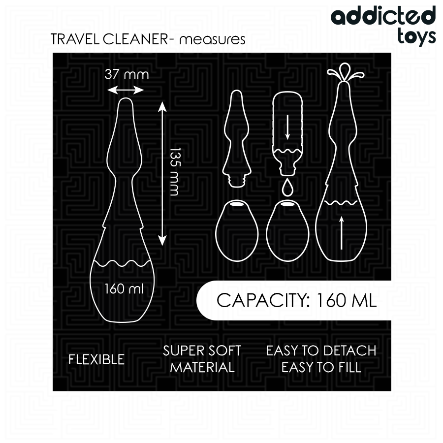 Addicted Toys - Travel Cleaner Silikoni malli 1