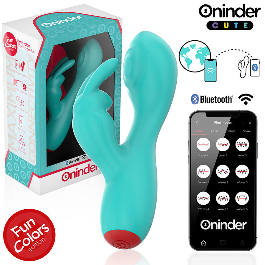 Oninder Cute - Love Bunny G-Spot Klitorisvibraattori - Ilmainen Maailmanlaajuinen Sovellus