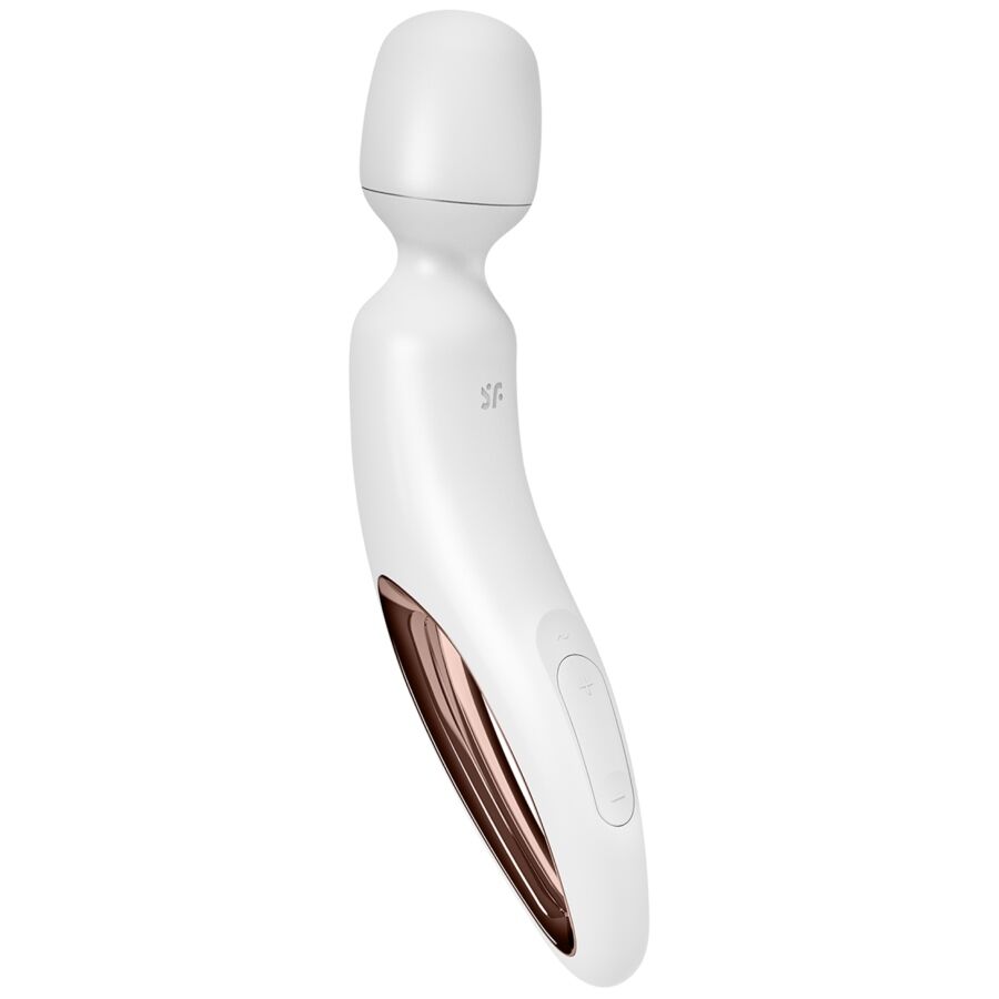 Satisfyer - Wand Erland Värisevä Hierontalaite, Valkoinen