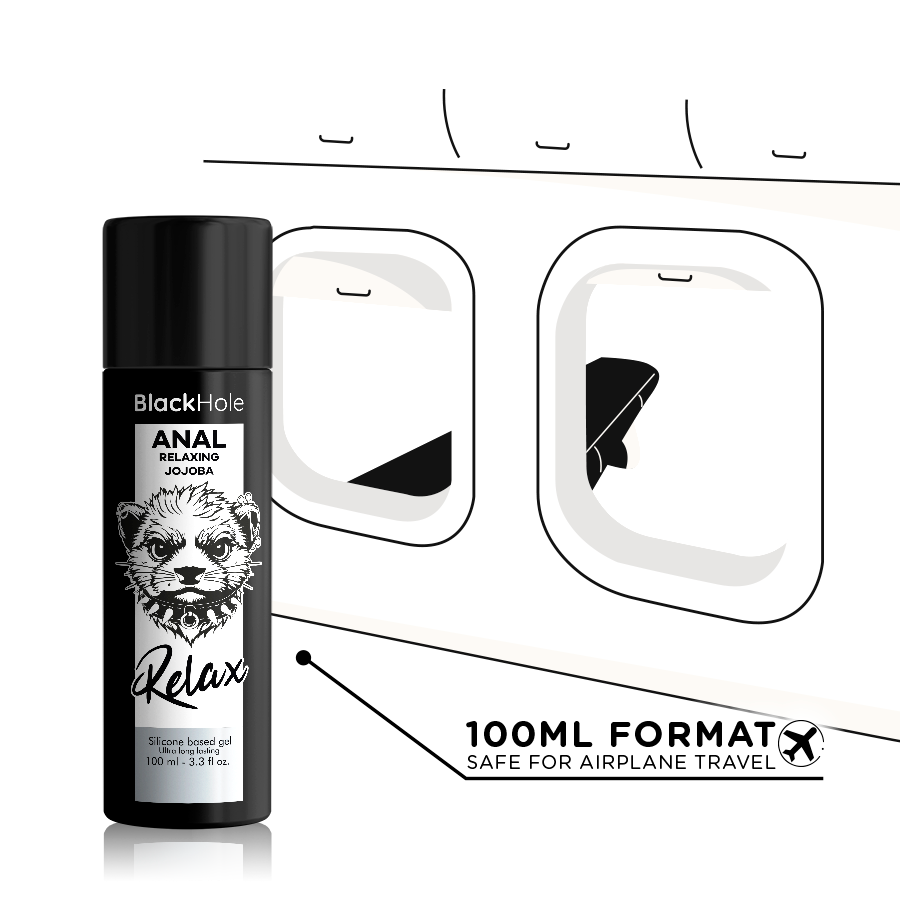 Black Hole - Anaalia rentouttava Jojoba Silikonipohjainen 100ml