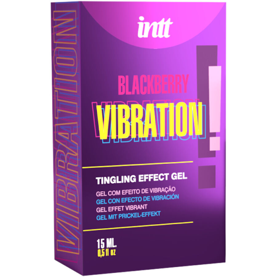 Intt Releases - Liquid Vibrating Gel Blackberry Flavor 15ml