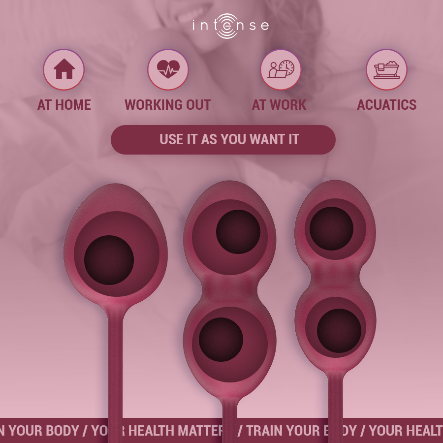 Intense - Charli Kegel Ball Kit Violet
