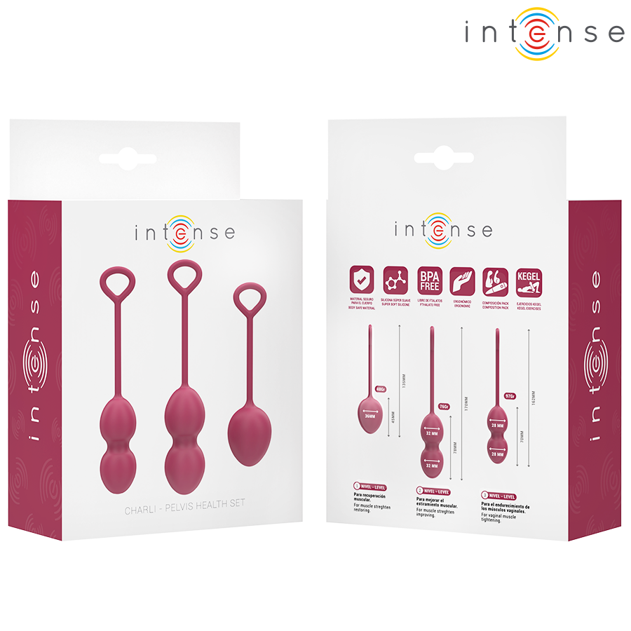 Intense - Charli Kegel Ball Kit Violet