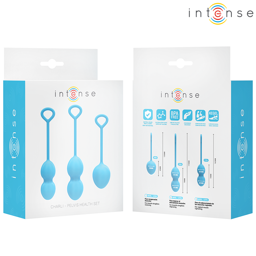 Intense - Charli Kegel Ball Kit Ocean Blue