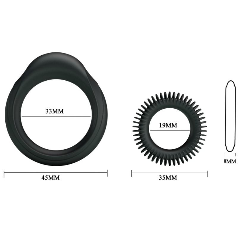 KIT SILICONE RINGS MANHOOD