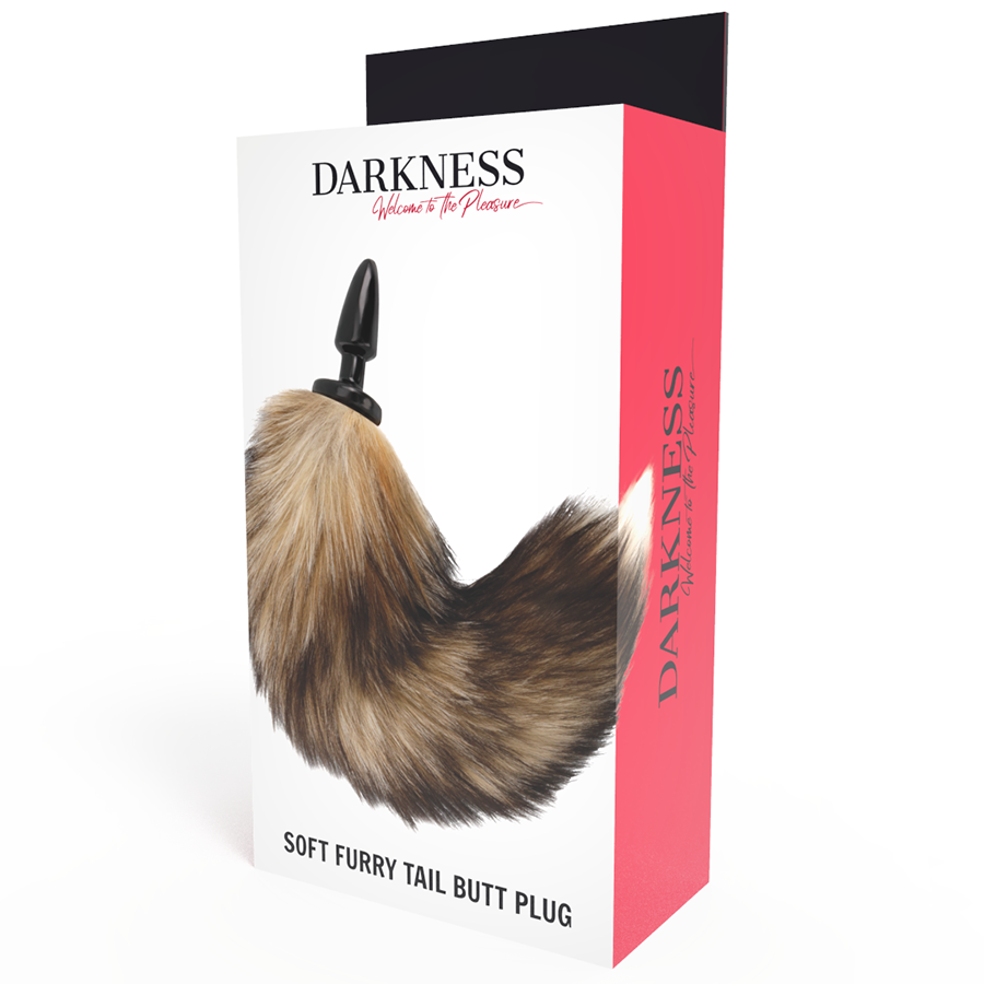 Darkness - Natural Tail With Silicone Anal Plug 10cm