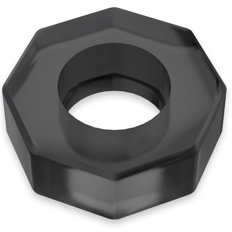 Powering - super Flesxible and Resistant Penis Ring 5cm Pr10 Black