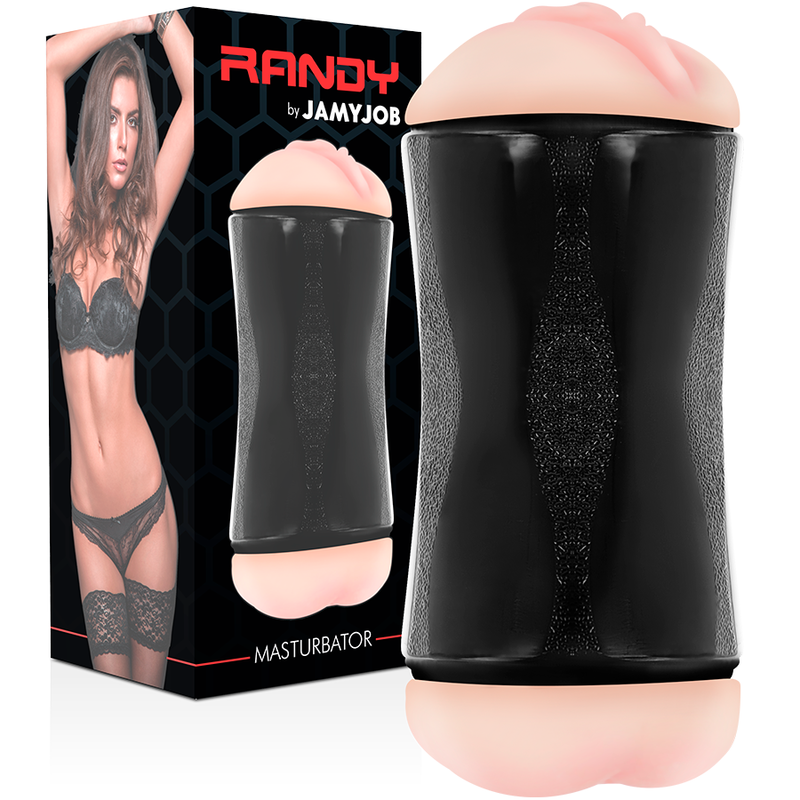 JAMYJOB RANDY DOUBLE HOLE MASTURBATOR - VAGINA AND ANUS