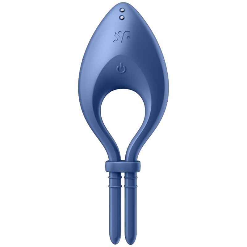 SATISFYER BULLSEYE RING VIBRATOR APP - BLUE