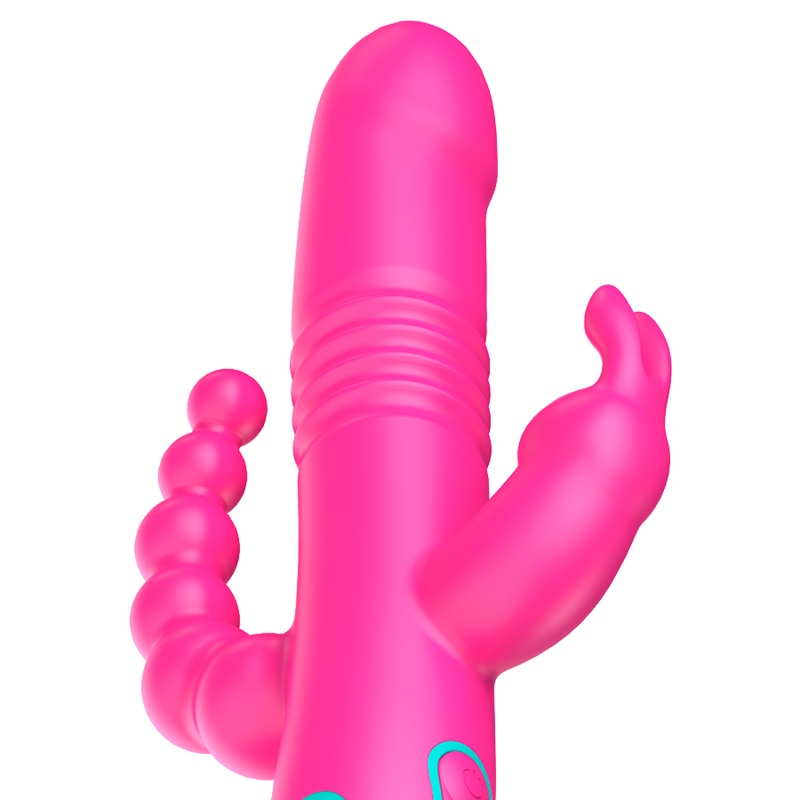 HAPPY LOKY™ - DONALD TRIPLE STIMULATION: ANAL, G-SPOT & CLITORAL WATCHME WIRELESS TECHNOLOGY COMPATIBLE