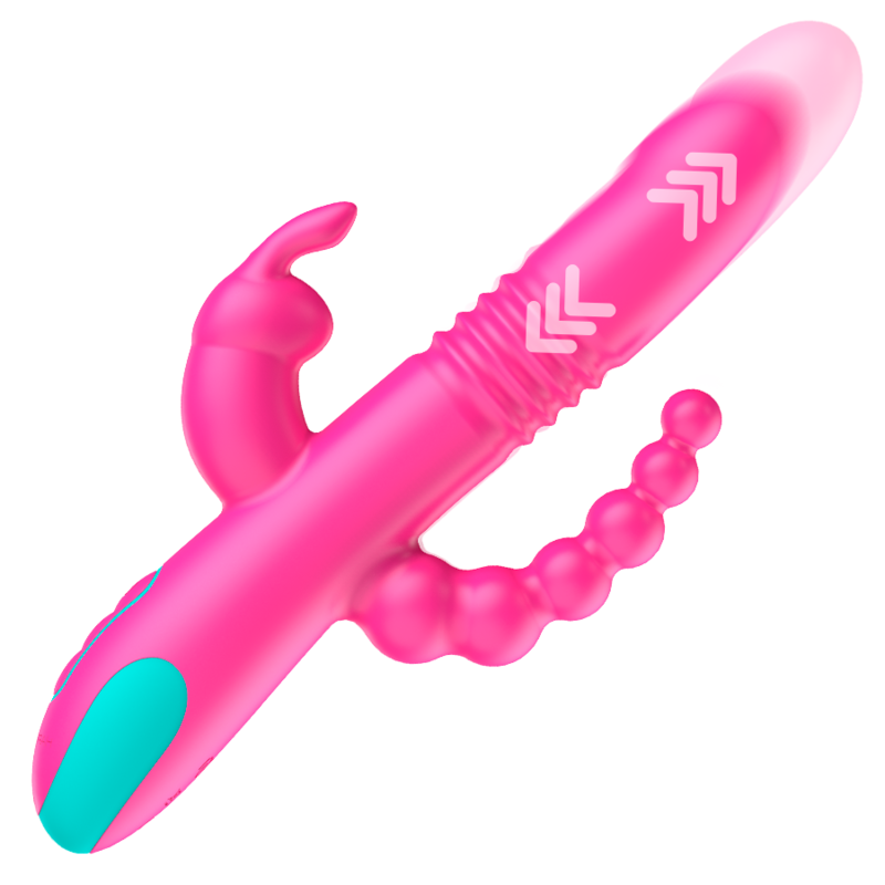 HAPPY LOKY™ - DONALD TRIPLE STIMULATION: ANAL, G-SPOT & CLITORAL WATCHME WIRELESS TECHNOLOGY COMPATIBLE
