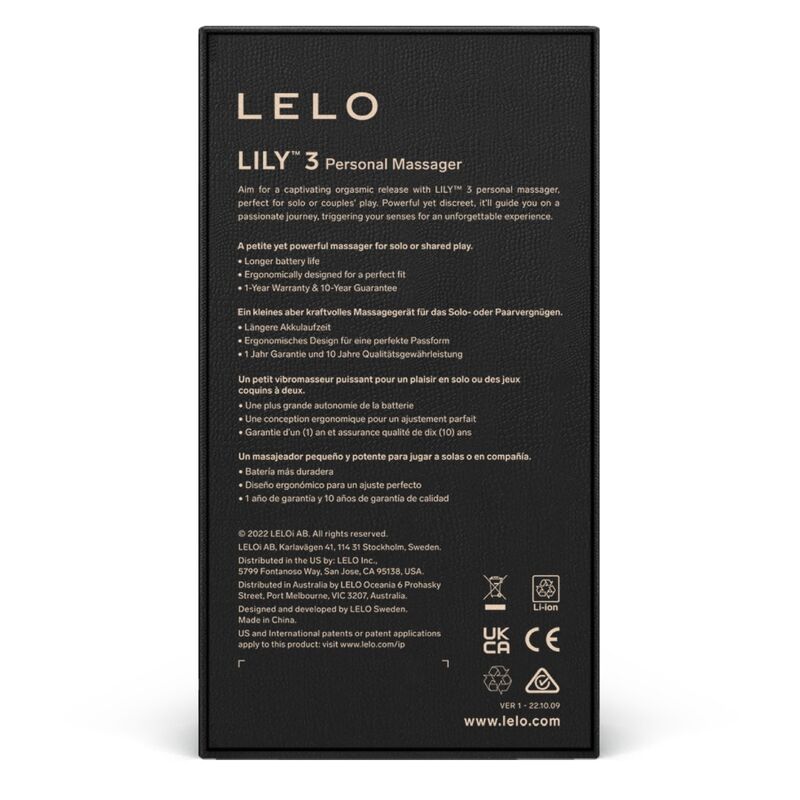 LELO Lily 3 Munavibraattori Vaalean vihreä