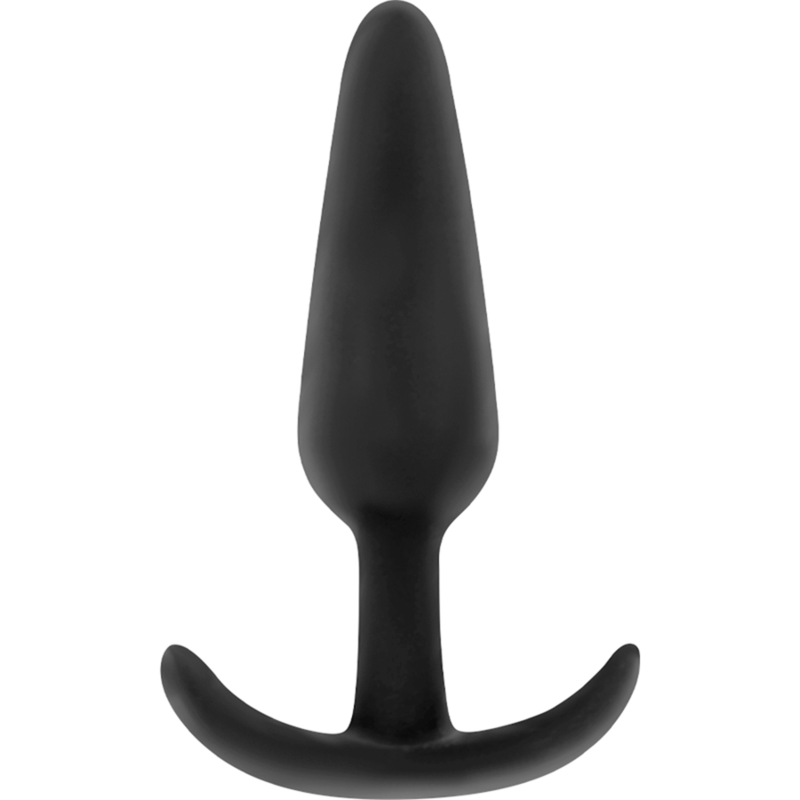 BLACK&SILVER™ - HANSEL™ SILICONE LOOP ANAL PLUG SIZE S