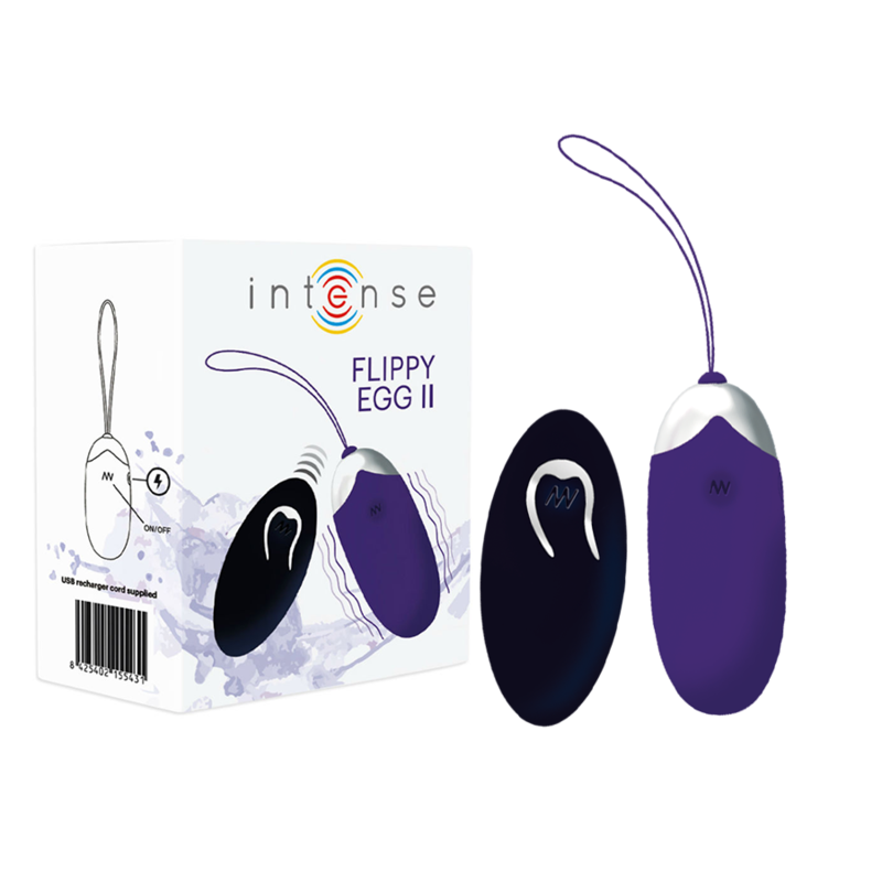 Intense Flippy II  - Munavibraattori kaukosäätimellä Violetti