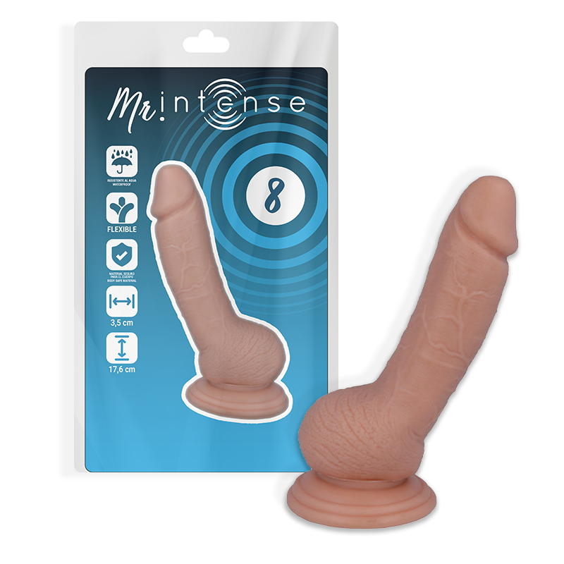 MR INTENSE™ - 8 REALISTIC COCK 17.6 -O- 3.5CM