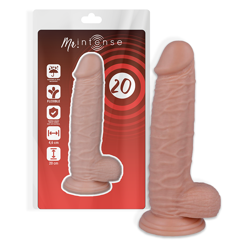 MR INTENSE 20 REALISTIC COCK 20 CM-O- 4.6CM