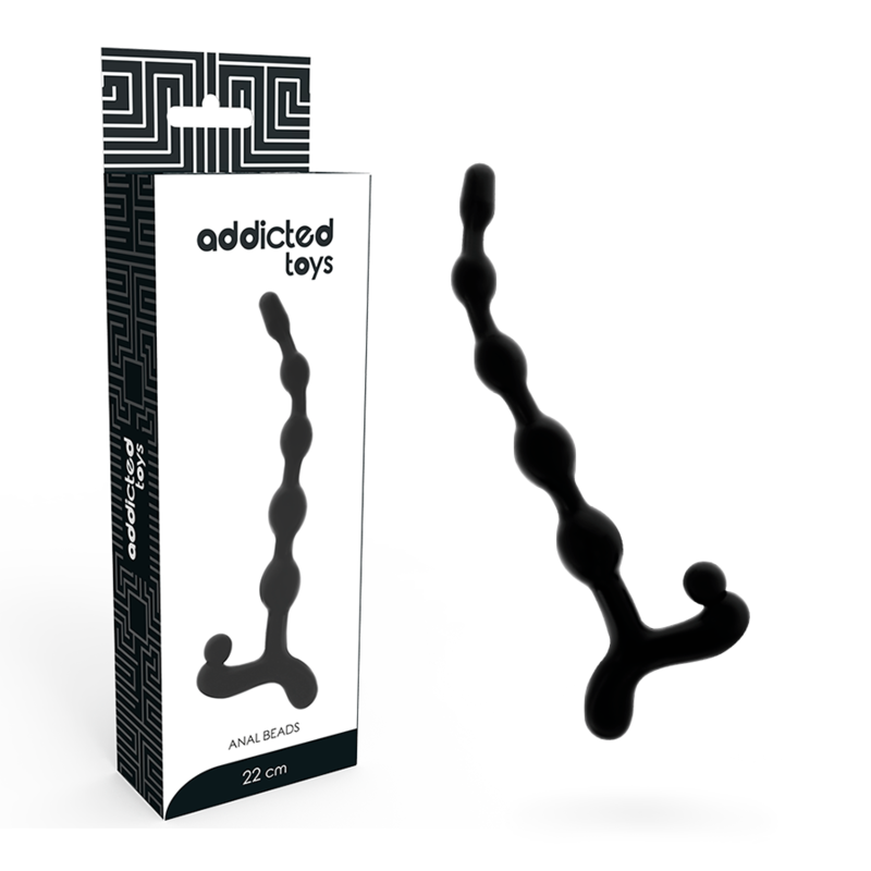 Addicted Toys Anaalipallot 22cm Musta