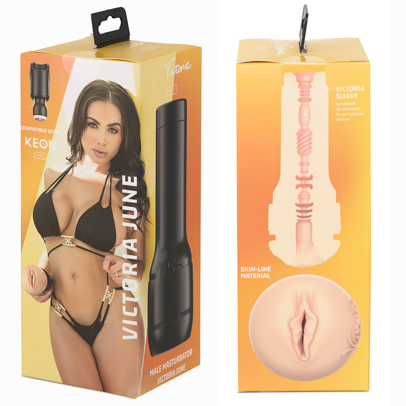 Kiiroo Keon + Feel Victoria June Stroker + Aqua Liukuvoide 50 ml