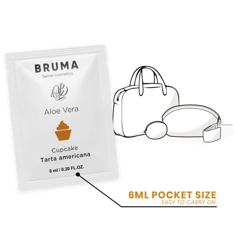 BRUMA™ - ALOE VERA SLIDING GEL CUPCAKE FLAVOR 6 ML