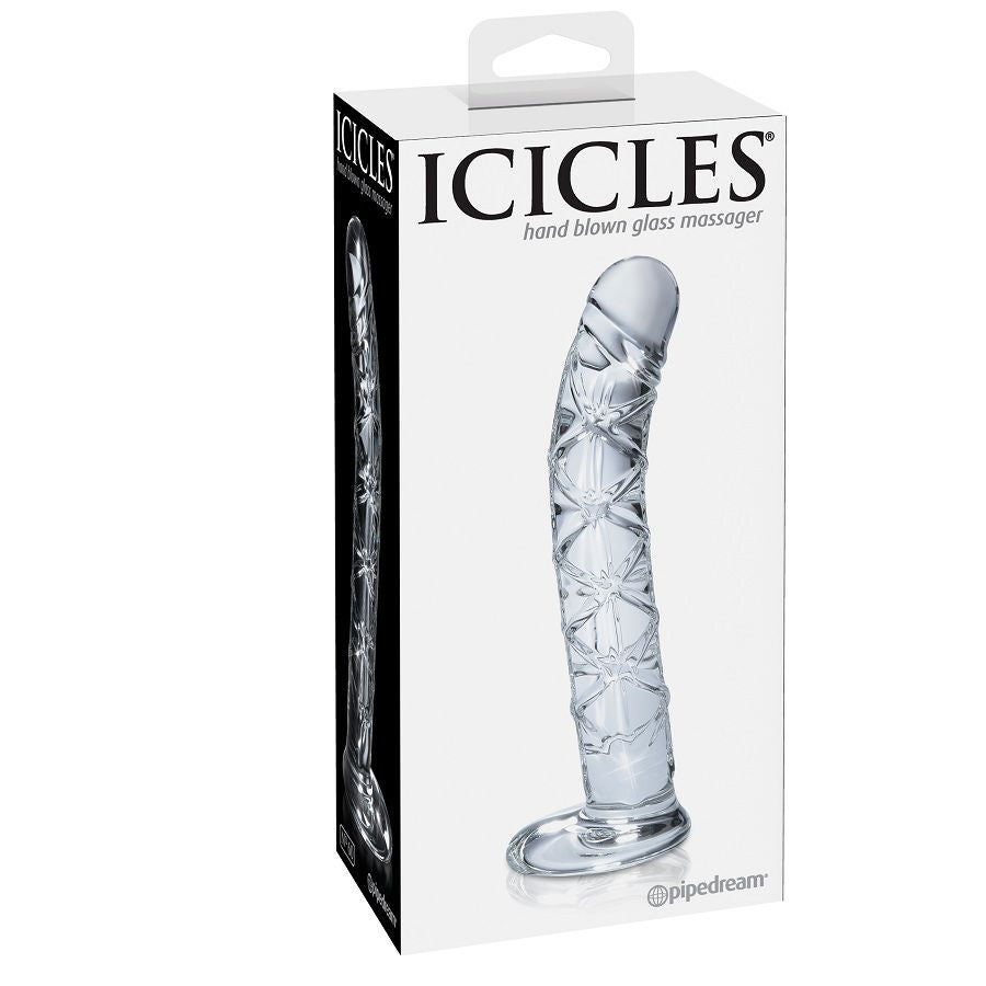 ICICLES NUMBER 60 HAND BLOWN GLASS MASSAGER