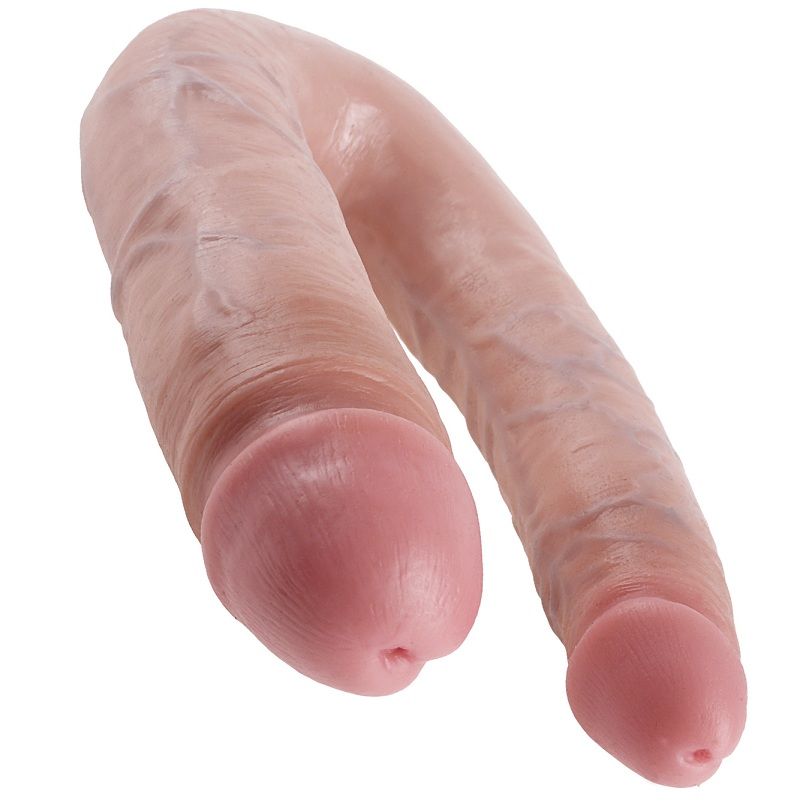 KING COCK U-SHAPED LARGE DOUBLE TROUBLE FLESH