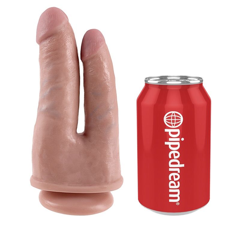 KING COCK DOUBLE PENETRATOR FLESH