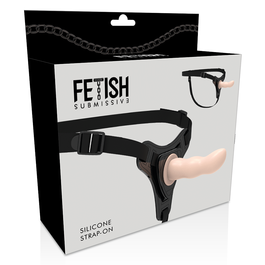 FETISH SUBMISSIVE SILICONE STRAP-ON FLESH 12.5 CM G-SPOT