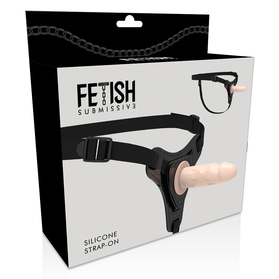 FETISH SUBMISSIVE SILICONE STRAP-ON FLESH 12.5CM REALISTIC