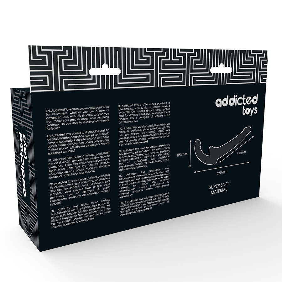 Addicted Toys Valjaaton Tupla dildo