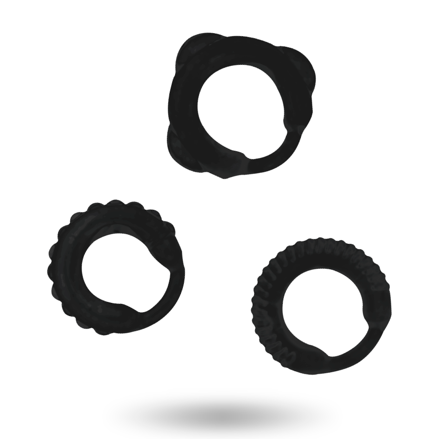 Addicted Toys  C-ring Setti Musta
