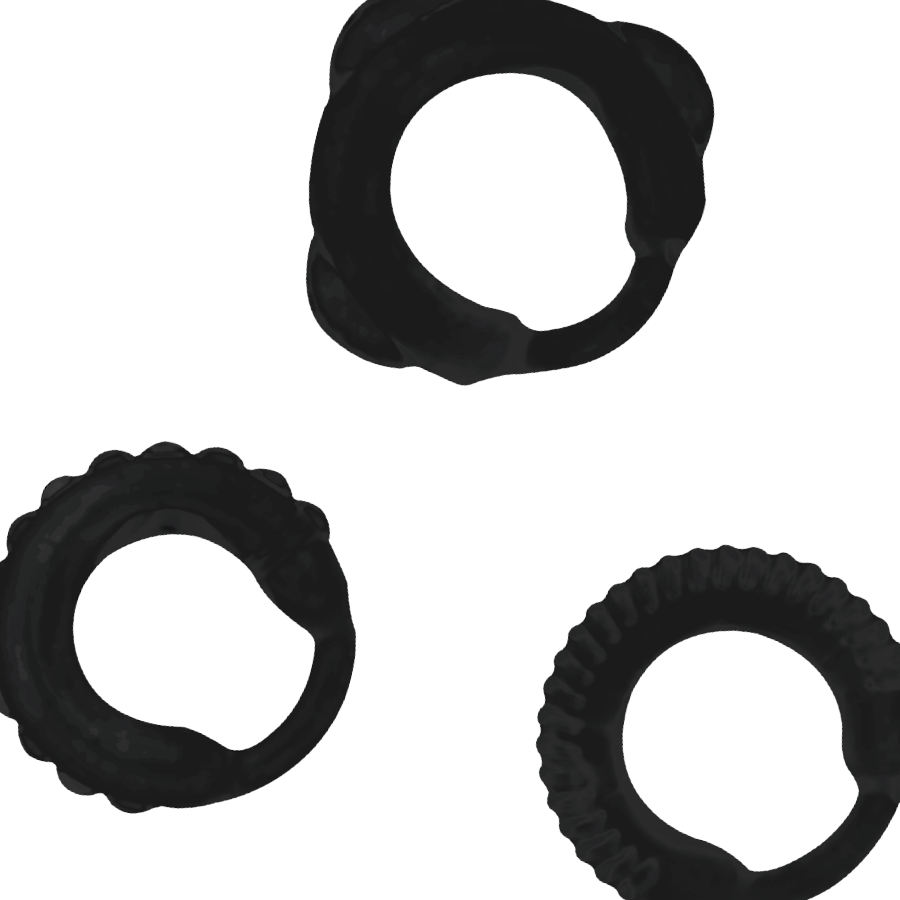 Addicted Toys  C-ring Setti Musta