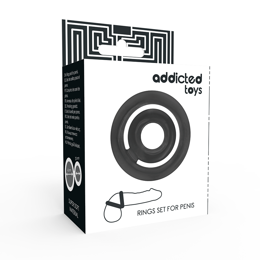 Addicted Toys Potenz- Penisrengas Musta