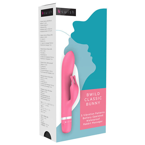 Bswish -  Bwild Massager Classic Bunny - Rasperry
