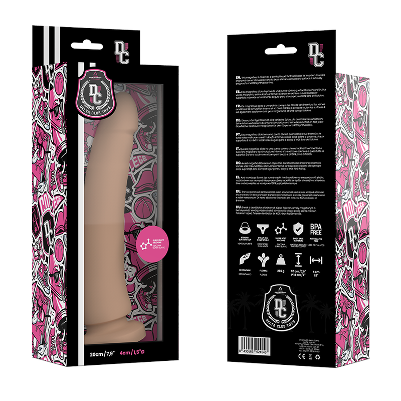 DELTA CLUB TOYS DONG FLESH SILICONE 20 X 4 CM